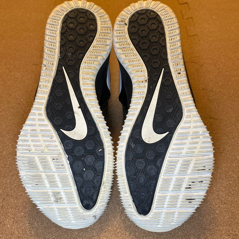 Nike Air Zoom Hyperace 2 Womens 10 Volleyball Shoes Black White AA0286-001